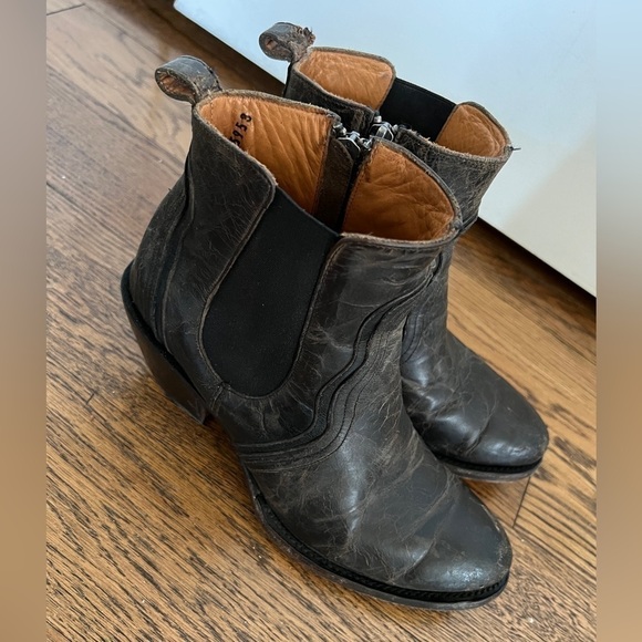 Lucchese distressed Chelsea boots - Picture 4 of 8